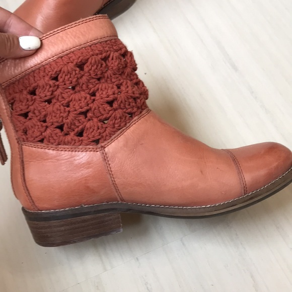 Latigo genuine leather rust color ankle boot - Picture 4 of 9